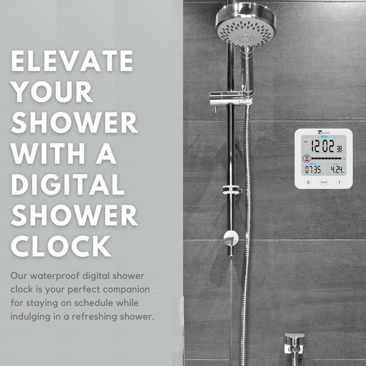 Waterproof Bathroom Shower Clock