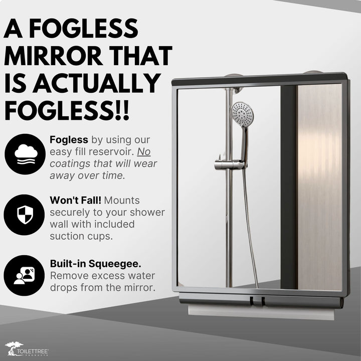 Fogless Shower Mirror - Travel