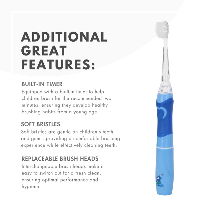 Children's Countertop Water Flosser + Toothbrush Bundle