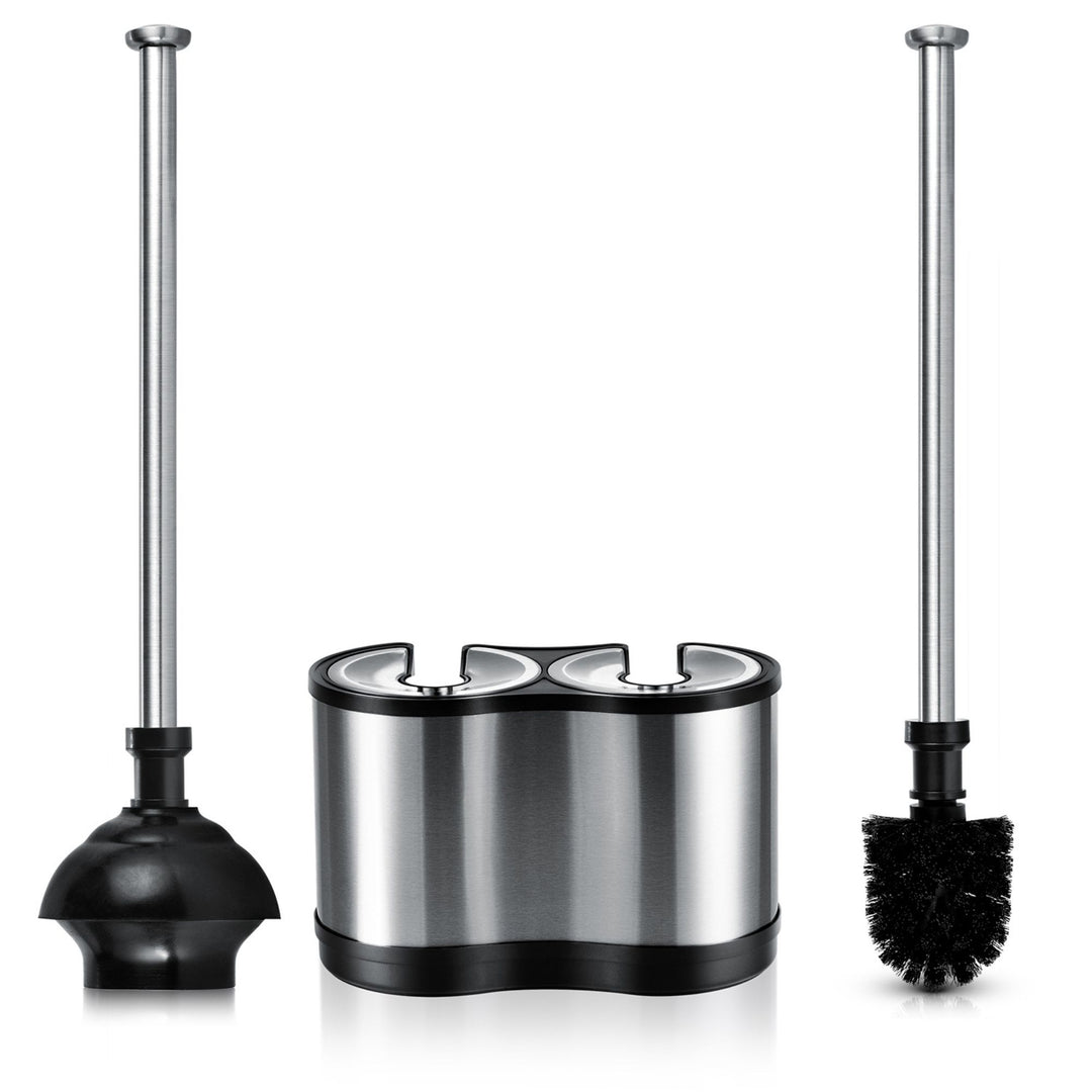 Toilet Brush and Plunger Combo