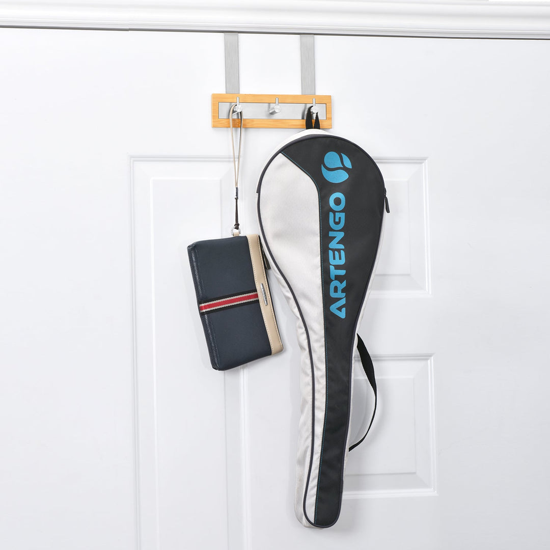 ToiletTree Bamboo Over-the-Door Towel Rack