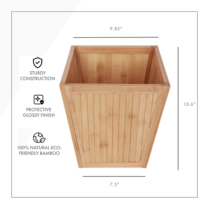 ToiletTree Bamboo Wastebasket