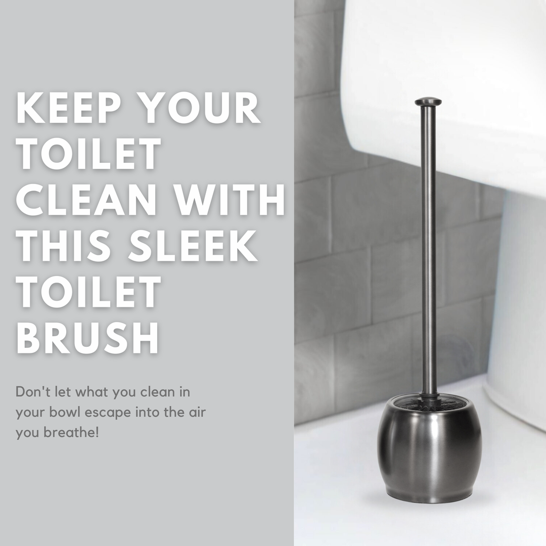 ToiletTree Dark Grey Stainless Steel Toilet Brush