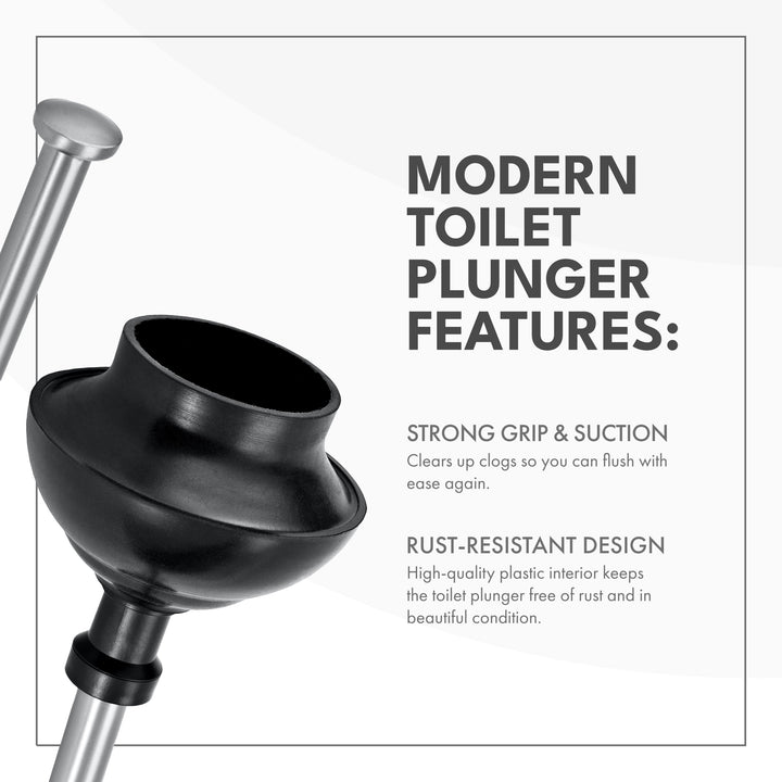 ToiletTree Stainless Steel Plunger