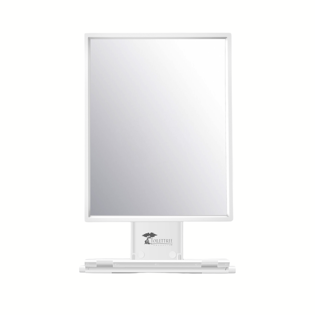 ToiletTree Tall Fogless Shower Mirror - White