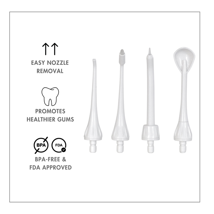ToiletTree Water Flosser Replacement Tips - 4 Pack
