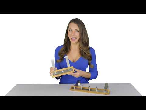 Bamboo Over-the-Door Towel Rack