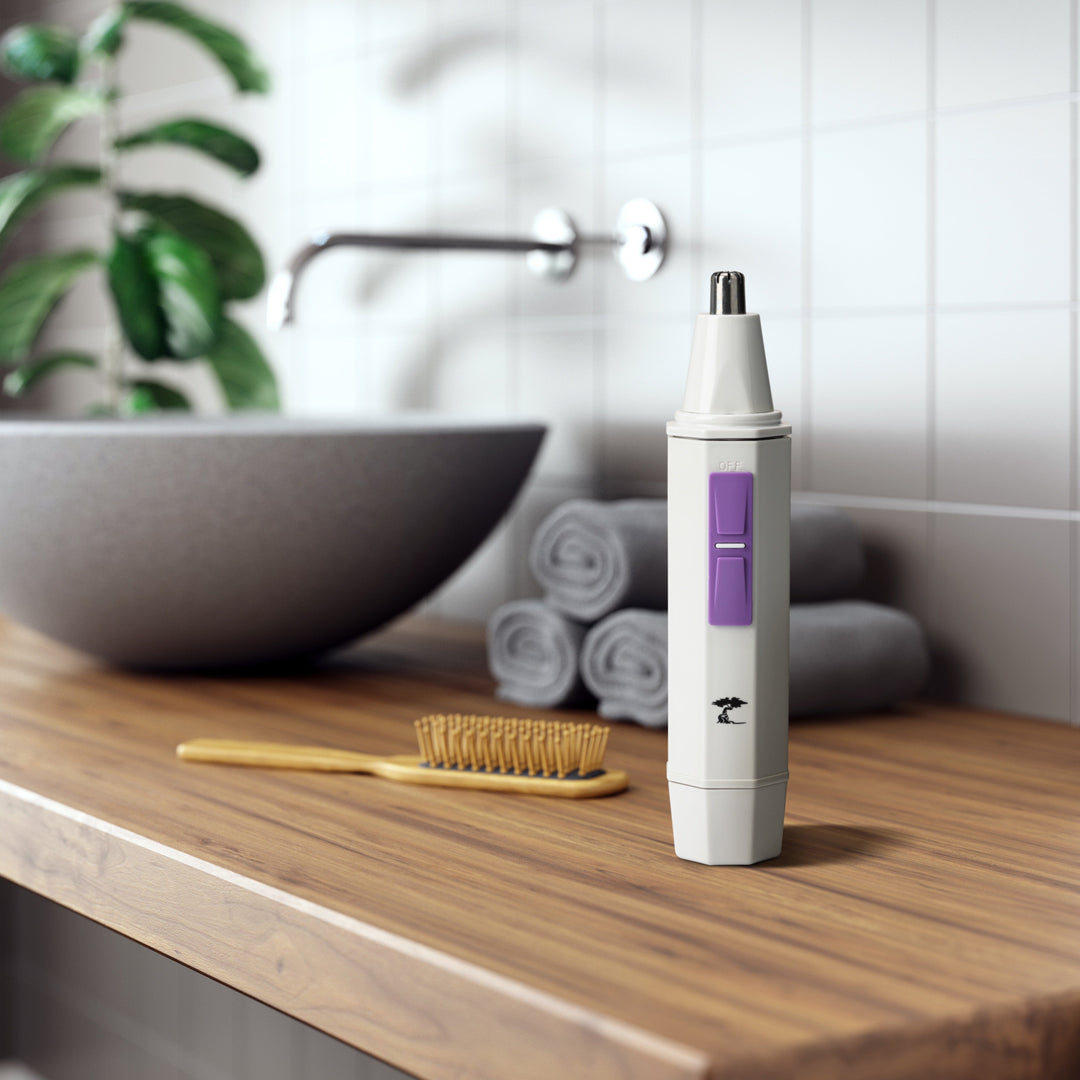 ToiletTree Womens Nose Hair Trimmer with LED Light